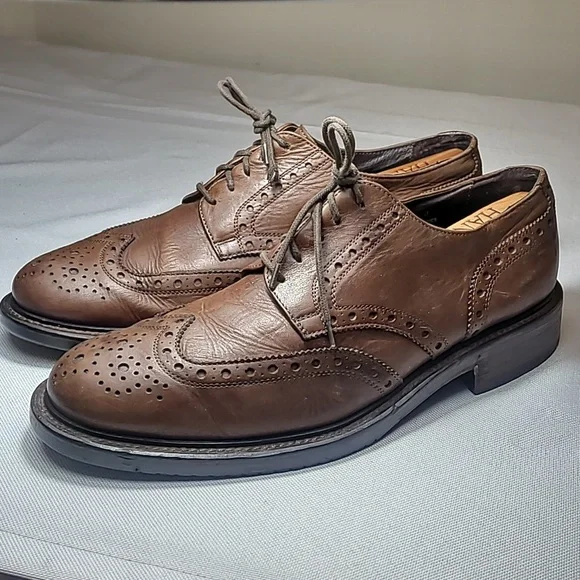 Banana Republic Wingtip Derby / Oxfords Banana Republic Shoes Size 11 M Black Wingtip Oxfords  main image 4